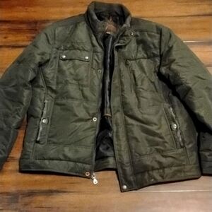 Comfy green bomber